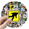 50 Pegatinas de Graffiti de Bigfoot, Herramientas Decorativas, Maletas, Fundas para Teléfonos de Computadora, Vasos de Agua, Pegatinas para Patinetas y Guitarras