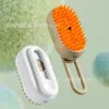 Pente Pulverizador de Pet Transfronteiriço, Escova Pulverizadora de Um Toque, Pente de Limpeza e Remoção de Pelos, Pente Elétrico Anti-Moscas para Gatos e Cachorros