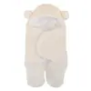 Sacos de dormir para bebês feitos sob medida, mantas de swaddle de lã de cordeiro, mantas anti-susto para bebês e designs personalizados com base em imagens ou amostras fornecidas, incluindo etiquetas de lavagem