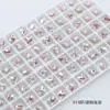 Uñas Artísticas Personalizadas Dongzhou Cross Diamante Dongzhou K9 Vidrio Fondo Puntiagudo Diamante Explosivo Diamante de Forma Especial Accesorios para Joyería DIY