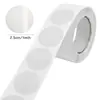Sello Adhesivo Transparente Rollo Redondo 2.5cm Sello de Etiqueta para Empaque de Regalo Sello Anti-Falsificación
