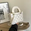 Bolsa de Mão Versátil para o Dia a Dia e Trabalho, Moda Nova Transfronteiriça, Cor Sólida, Simples, de Ombro, Transversal, Bolsa Feminina