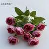 9 rosas pequeñas estilo coreano pequeños ramos de rosas estilo pastoral flores para decoración del hogar arreglo floral para escenario flores de comercio exterior