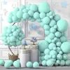 Conjunto de Balões Macaron de Cor Pura Mais Vendido da Amazon Decoração para Casamento Festa de Aniversário Arranjo Combinação de Balões