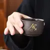 Termo Pequeño de Arena Morada Regalo Taza Creativa Cerámica Hogareña Portátil Oficina Taza Paquete de Viaje Tetera para Caliente y Frío