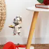 VA-L024 ratón chef de dibujos animados sala de estar dormitorio pasillo pared de fondo del hogar decoración pegatina de pared autoadhesiva venta al por mayor