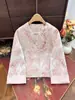 Nueva Chaqueta Jacquard China con Borlas 2025 Otoño Nuevo Estilo Chino Cardigan Chica de Corazón de Hada Top de Moda Fresca