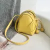 Nova Bolsa Pequena Redonda Simples para Mulheres 2026, Bolsa de Ombro Transversal Estilo Coreano, Bolsa Concha para o Dia a Dia, Bolsa de Celular Versátil na Moda