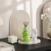 Aromaterapia de Emoción de Dibujos Animados Botella de Aromaterapia Calabaza Verde Adorno Artesanal Decoración para Dormitorio Mueble de TV Gabinete de Vino Regalo