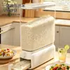 Contenedor de Arroz Transparente de Grado Alimenticio para Uso Doméstico, a Prueba de Insectos y Humedad, Caja Sellada para Almacenamiento de Arroz con Dispensador de Arroz de Liberación por Presión, Caja de Almacenamiento de Cocina de Gran Capacidad