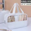 Bolsa Cosmética Transparente Personalizada, Grande Capacidade, Necessaire à Prova d'Água, Bolsa de Armazenamento Portátil para Viagem, Bolsa de Mão em PVC