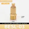 Válvula Solenoide Neumática Torre de Aceleración de Cobre Silenciador Bsl-01 Pulgada 2/3/4 Pulgada Besl Conector Silenciador Silencioso
