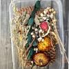 Paquete de material de frutos secos navideños DIY Material para guirnalda flor seca flor eterna material para vela de aromaterapia decoración de marco de fotos