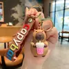 Chaveiro Capivara Adorável Desenho Rei Capivara Pingente para Chaveiro de Carro Bolsa Empurrar Pequeno Presente Venda por Atacado