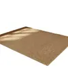 Tapete de entrada simples para uso doméstico, fácil de limpar, capacho raspador de sujeira, tapete de sisal artificial, capacho de laço de abacaxi