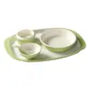 Xiangyuan melamina louça prato comercial hotel escola cantina conjunto de refeição buffet fast food prato bandeja