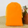 Bolsa de franela negra con cordón para empaquetar joyas, bolsa con logotipo impreso, auriculares de potencia, bolsa de franela gris con haz, venta al por mayor
