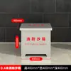 Caja de Arena para Extinción de Incendios de Acero Inoxidable, Caja de Bolsas de Arena para Control de Inundaciones, Engrosada 304, Móvil de 1 Metro Cúbico, Caja de Extintor de Incendios para Gasolinera, Caja de Arena Amarilla
