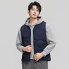 Jaqueta Leve de Penas Masculina Jaqueta Portátil Linha Prensada Curva 2025 Inverno Novo Jaqueta com Forro de Penas de Pato Branco 90