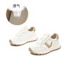 Tenis de Piel Genuina con Suela de Espuma 2026 Primavera Nuevos Zapatos Deportivos Casuales para Mujer Versátiles Zapatos Blancos