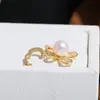 Acessórios DIY: Prata de lei S925, cravação de pingente de pérola doce e elegante, bisel de prata abre-ável para pingentes, adequado para pérolas de 6-10 mm de tamanho