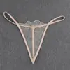 Atacado do Fabricante Venda Quente Tanga Erótica Transparente Bordada Floral Calcinha Sexy Feminina