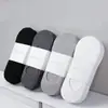 Calcetines para Hombre Verano Color Sólido Negro y Blanco Gris Calcetines Tipo Barco Unisex Calcetines Transpirables Bajos