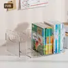 Soporte de Escritorio para Libros Estantería Acrílico Transparente Caja de Almacenamiento de Libros para Estudiantes Estante de Almacenamiento para Escritorio Estante de Almacenamiento para Libros Ilustrados Archivos