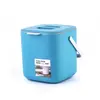 Cubo de Almacenamiento de Basura Portátil Personalizado con Tapa, Bote de Basura de Escritorio Creativo, Bote de Basura de Cocina de Plástico para Separación Seca y Húmeda