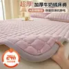 Colchoneta de cama de terciopelo de leche cálida de invierno, alfombrilla para dormitorio de estudiante, acolchado suave engrosado, colchón de tatami plegable