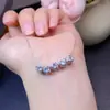 Nuevos Accesorios de Plata de Ley S925 Incrustados con Citrino Natural de 4 mm, Se Pueden Usar como Pulsera o Collar, Cadena de Mismo Estilo, 11 Yuan