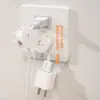Tapa de Seguridad para Enchufe Cubierta Protectora Cable de Alimentación Soporte de Pared