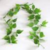 Simulación Árbol de Rosas Verdes Enredadera Hoja Falsa Enredadera de Tubería de Agua Planta Decoración de Interiores Pared Pared Pared Planta Verde Pared Hoja Verde