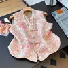 Chaleco Jacquard de Nuevo Estilo Chino Reductor de Edad con Calidad Garantizada para Mujeres de Mediana Edad, Chaleco de Botones de Primavera, Reversible