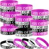 Presente de Temporada de Formatura Pulseira de Silicone Inspiradora Transfronteiriça Celebração Professor Aluno Pulseira de Borracha Acessórios de Festa Europeus e Americanos