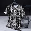 Mayoreo Verano Camuflaje Manga Corta para Hombre y Mujer Holgada Ropa de Trabajo Camisetas Deportes al Aire Libre Algodón Entrenamiento Militar Camisetas Cuello Redondo Secado Rápido