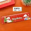 Regalo de Navidad Plegable Magnético Marcador Regla Lindo Papá Noel Papelería Marcador Regalo de Navidad de Alto Valor