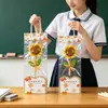 Bolsa de Tela Girasol para el Día del Maestro, Regalos de Girasol para Maestros durante la Temporada de Regreso a Clases, Regalos del Día del Maestro para Maestros, Regalos para Jardín de Infancia y Escuela Primaria