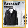 Jaqueta Jeans Lavada Vintage Desgastada Tendência para Comércio Exterior Transfronteiriço para Homens e Mulheres, Estilo de Rua Ins, Corte Solto, Peça de Roupa Versátil para Casais