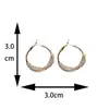 Brincos Ins Europeus e Americanos de Nicho com Design Simples para Mulheres Argola de Metal Cruz Brincos Modernos de Alta Qualidade Brincos Elegantes