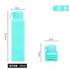 Garrafa de Água para Esportes ao Ar Livre de Grau Alimentício Copo Dobrável Portátil de Silicone Garrafa de Água para Corrida Fitness Copo Garrafa de Água