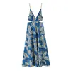 Z Estilo Europeu e Americano Transfronteiriço 2026 Nova Moda Elegante Roupas Femininas Atacado Estampado Nicho Vestido Midi 2862349