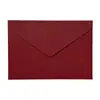 Envelope colorido de papel kraft para cartões de felicitação, com forro retrô em branco, estilo faroeste, pequeno envelope triangular, ideal para cartões de membro e cartões de compras.