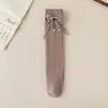 Meias Novas para Meninas Selecionadas com Cuidado, Meias Longas Elegantes de Outono para Atacado, Meias de Cano Médio com Laço Estilo Princesa para Crianças