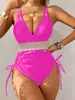 Traje de baño de una pieza estilo europeo y americano 2026, Bikini sexy ajustado para mujer, Comercio exterior transfronterizo, Al por mayor en stock