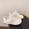 Zapatillas de Entrenamiento Alemanas de Suela Plana para Mujer, Estampado de Oso Verano 2025, Estilo Coreano, Zapatillas de Lona Deportivas Casual de Moda
