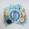 Pasador Y03 Diadema Tocados Terminados Retrato Antiguo Tocados de Flores Artificiales Hechos a Mano Accesorios para Fotografía Étnica