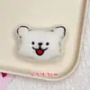 Urso de desenho animado filhote de cachorro enchimento de algodão acessórios broche decoração roupas infantis chapéu meias acessórios acessórios de bagagem acessórios
