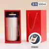 Brindes da Reunião Anual: Copo Térmico, Caneca de Café Lírio-do-Vale com Impressão de Logo, Lembranças Práticas para Eventos Corporativos para Clientes e Funcionários