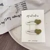 Nuevo Clip de Pelo Simple Pequeño Corazón Gota de Agua Pinza Lateral Pinza para Flequillo